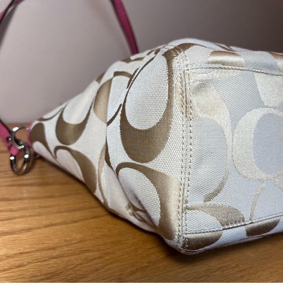 Coach Signature Stripe Pocket Tote - Picture 6 of 15